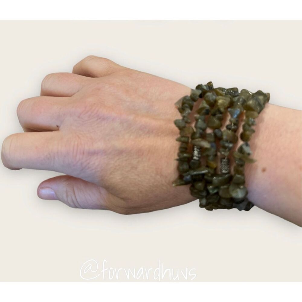 Stone Chip Wrap Bracelet
